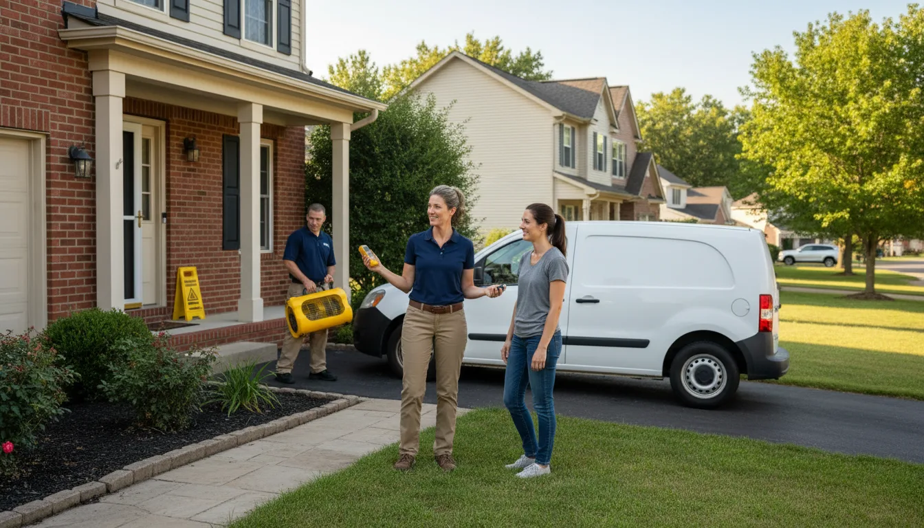 Water restoration image for Water Damage & Restoration Services in Mabelvale, AR